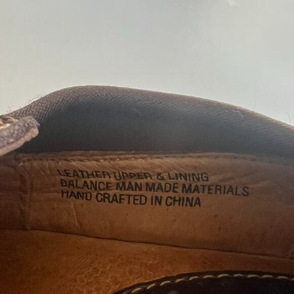 Born Shoes Womens 36.5 6 M Fine Tree Slip On Chelsea Loafer W6810 Brown Leather - Picture 10 of 13